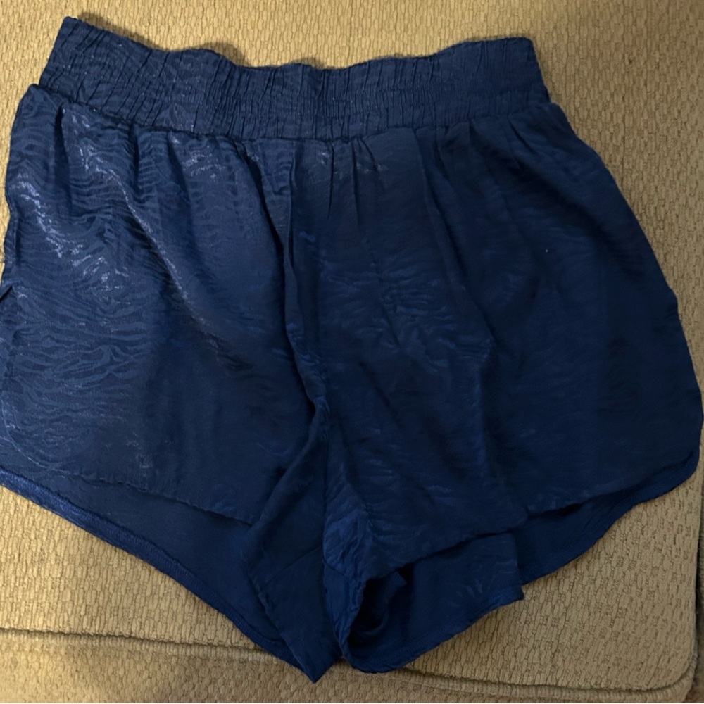 Victoria's Secret Dark Blue Animal print PJ shorts